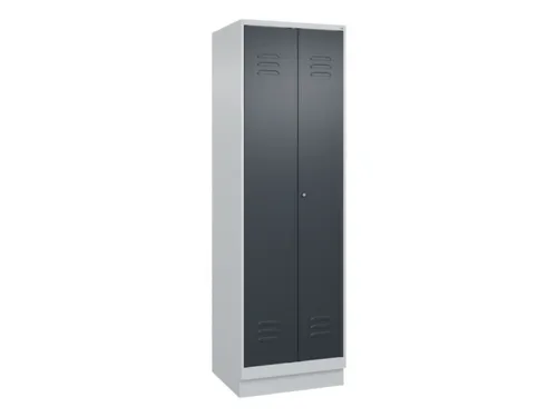 locker voor scheiding van kleding,HxBxD 1950x600x500mm,2vak