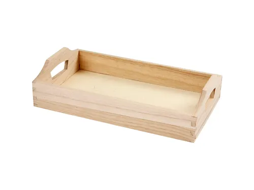 Dienblad Creativ Company hout 30x17x5cm
