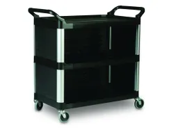 X-tra-Materiaalwagen 3 Zijden Gesloten Rubbermaid