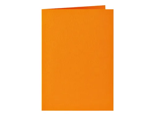 Correspondentiekaart Papicolor dubbel 105x148mm oranje pak à 6 stuks