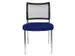Siège Visiteur Assise Bleu Foncé Dossier Maille Noir Assise Hxlxp 43
