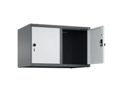 opzetkast,v. locker,2vak.,vak B 400mm,HxBxD 500x800x500mm,draaigrendel