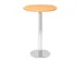 table haute,HxØ 1116x800mm,rond,pied à disque chrome,tube rond