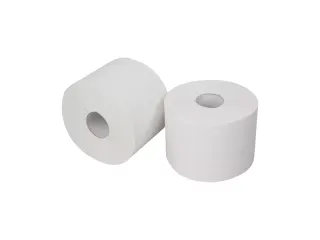 Toiletpapier Euro Compact (zonder dop) recycled wit 2-laags 24 Rol - 2