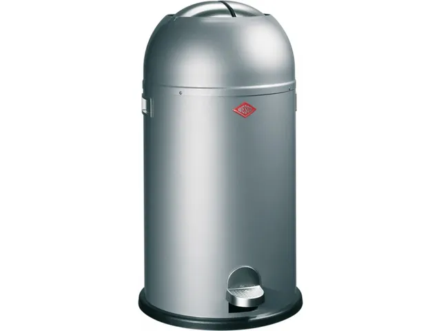 Pedaalemmer Kickmaster Soft Grijs 33 Liter