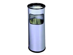 As-papierbak Durable 17 Liter 3332-23 Rond Zilver Metallic