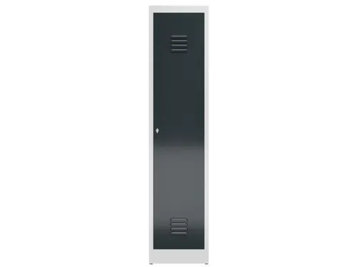 garderobekast 1800x415x500mm 1vak klink sokkel romp RAL7035 RAL7016
