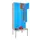 Z-garderobekast,HxBxD 2100x800x800mm,vak B 400mm,RAL7035,front RAL5012
