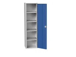 universele kast,HxBxD 2000x525x550mm,4xStalen bodem,draaigrendelslot