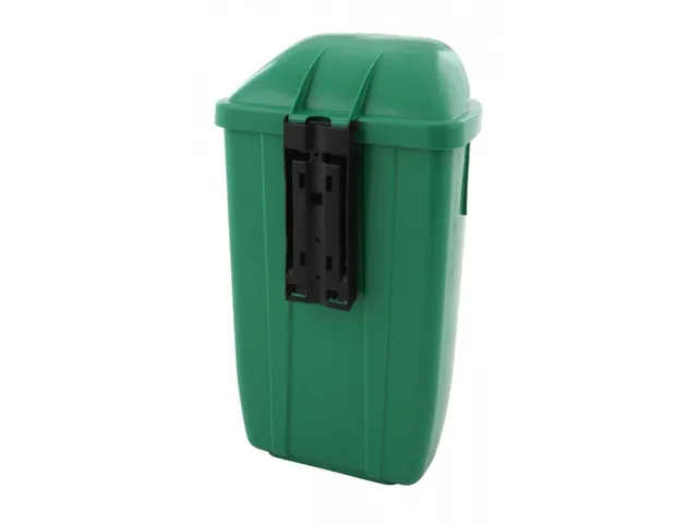 Kunststof buitenafvalbak 50 Liter Groen