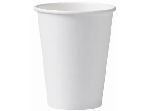 Beker uit karton 250ml diameter 90mm wit 1000 stuks