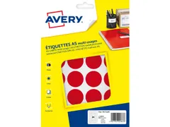 PET30R verpakking met 240 markeringspunten - diameter 30 mm - A5-vel -