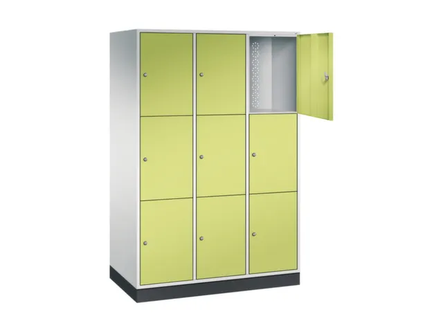 grootvolume-lockersysteem,RAL 7035/RDS1108060,HxBxD 1950x1220x600mm