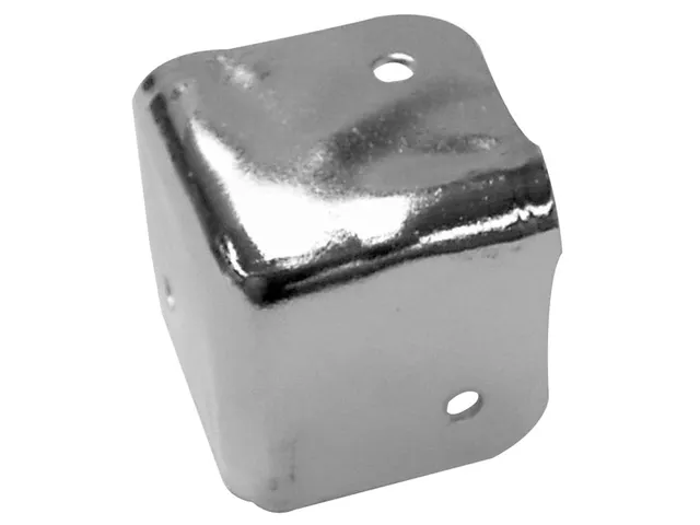 Bescherming Voor Luidsprekerbehuizing, WIT Metaal, 38x38mm x 90°