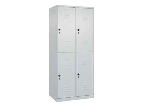 dubbeldekse locker,HxBxD 1850x800x500mm,2x2vak.,vak B 400mm