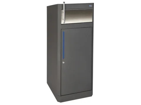 afvalbak,80l,HxBxD 1060x420x420mm,brandbeveiligingsklasse A1