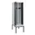 locker met bank,voor scheiding van kleding,HxBxD 2120x600x815mm,2vak