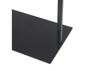 Infostandaard zwart metaal met acryl bord A3 - 7