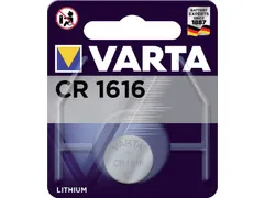 Batterij Varta knoopcel CR1616 lithium blister à 1stuk