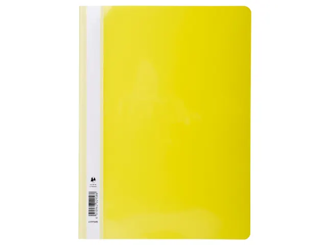 Snelhechtmappen stan daard PVC A4 geel