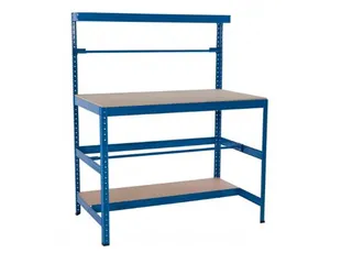 paktafel,HxBxD 1500x1800x750mm,4voeten RAL5017 - 1