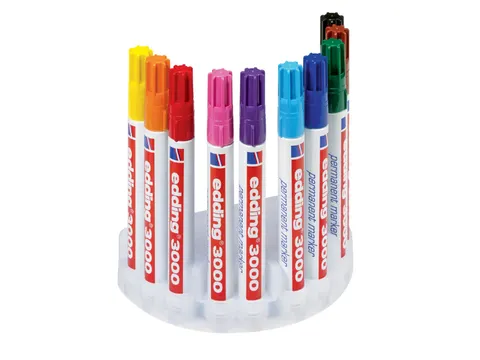 Viltstift edding 3000 rond assorti 1.5-3mm doos à 10st