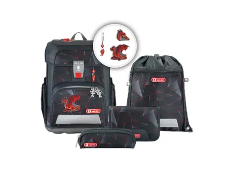 Rugzak Step by Step polyester Cloud set Dragon
