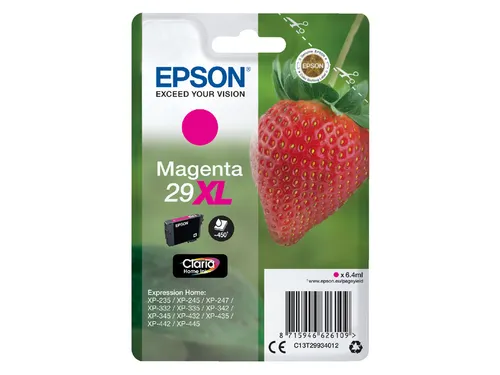 Inktcartridge Epson 29XL T2993 rood HC C13T29934012