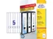 ordnerrugetiket Avery 297x38mm wit 25 vel 5 etiketten per vel