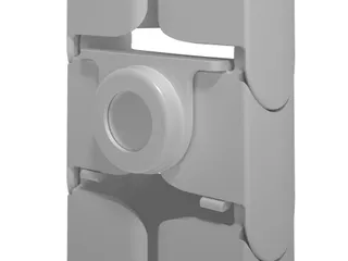 Addit kabelgeleider Wit voor zit-sta Bureau 130cm incl. magneethouder - 10