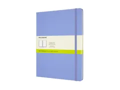 Notitieboek Moleskine XL 190x250mm blanco hard cover hydrangea blue