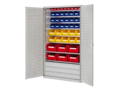 Ruime Bakkenkast 1950x1130x590mm 3laden 47 Magazijnbakken Geperf