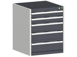 ladekast HxBxD 800x650x650mm 5lade(n) lade voor normale belastingen
