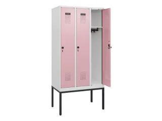 schoollocker,HxBxD 1950x900x500mm,3vak,vak B 300mm,draaigrendel - 1