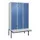 Z-garderobekast,HxBxD 2120x1200x815mm,6vak,vak B 400mm,draaigrendel