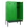 locker met bank,HxBxD 1950x1200x815mm,3vak,vak B 400mm,cilinderslot
