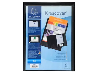 Presentatiemap Soepel PP Kreacover A4 Zwart - 2