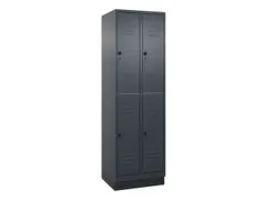 dubbeldekse locker,HxBxD 1950x600x500mm,2x2vak.,vak B 300mm