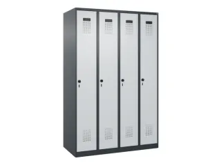 locker voor scheiding van kleding,HxBxD 1850x1200x500mm,4vak - 2