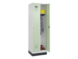 locker,HxBxD 1950x600x500mm,2vak,vak B 300mm,cil.-slot,sokkel