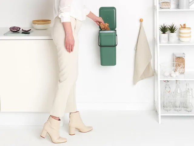 Afvalemmer Sort & Go 12 Liter Groen