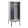 locker met bank,voor scheiding van kleding,HxBxD 2120x800x815mm,2vak
