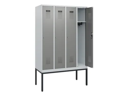 schoollocker,HxBxD 1950x1200x500mm,4vak,vak B 300mm,cil.-slot
