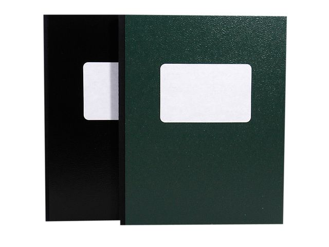 schrift Kangaro A4 lijn met harde kaft zwart