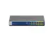 16-poorts Gigabit Ethernet High-Power POE + onbeheerde switch met POE