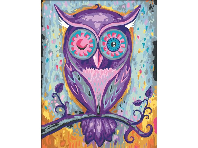 Ravensburger Peinture par numéros CreArt Dreaming Owl