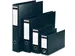 classeur suspendu, ft A4, 2 pochettes, en carton, dos de 8 cm, noir