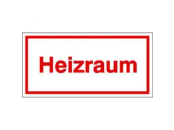 aanwijzingsbord,Verwarmingsruimte,PVC,om te verlijmen,HxB 100x200mm