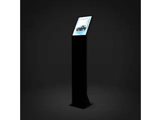 Verlichte Brochure Standaard LED Slide In A4 Zwart - 2