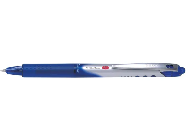 Liquid-ink Rollerpen Pilot V-Ball RT 07 Medium punt Blauw